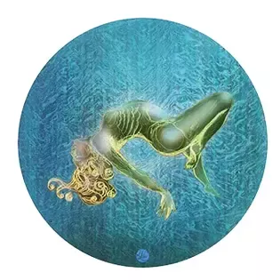 Plongée femme en apesanteur Illustratrice Freelance LLetC