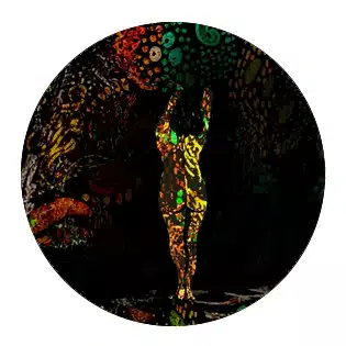 PAINT Foret interieure LLetC Lien vers page Foret intuitive LLetC