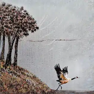 PAINT Les oiseaux Grue Ki-Tsuru