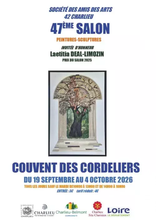 Affiche Amis des Arts avec Carus Locus Ascendit, oeuvre de LLetC